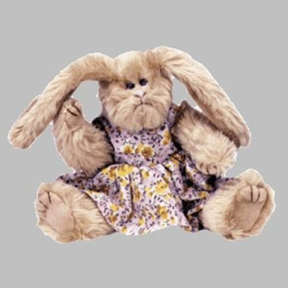 Ty Attic Treasures - Shelby The Bunny Rabbit Plush Jointed 8.5" - Picture 2 of 6